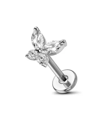 Labret butterfly gem